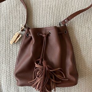 NWT American Eagle brown bucket bag